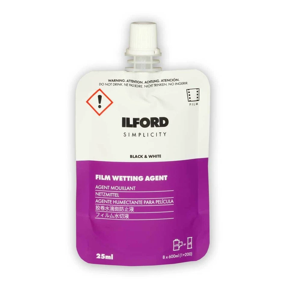 Ilford Simplicity película agente humectante Ilfotol lavado final película 25 ml - Imagen 1 de 1