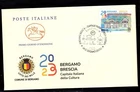 envelope first day fdc 2023 Bergamo Italian capital of culture