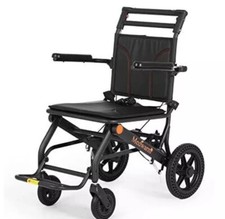 Medwarm Lightweight Compact Wheelchair with Handbrake Ultralight Folding Travel