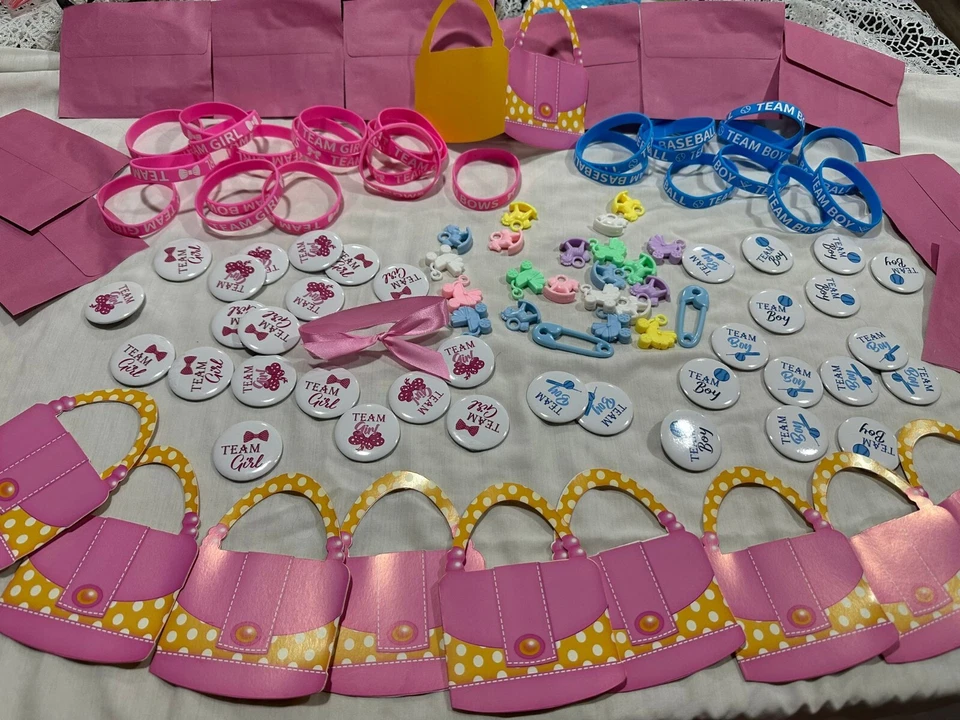 Suministros y decoraciones de baby shower de género reverente  Foto 3 de 4