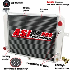 4-Row Aluminum Radiator For Komatsu Allis Kalmar Forklift 3EB04A5111T