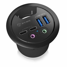 ICY BOX IB-HUB1403B Tisch-Hub Type-C USB 6045...