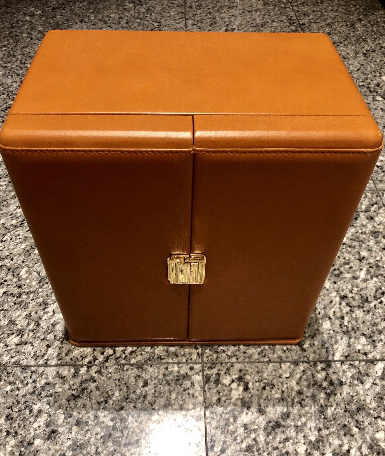 SCATOLA DEL TEMPO Brown Leather 6 Large Automatic Watch Winder Box