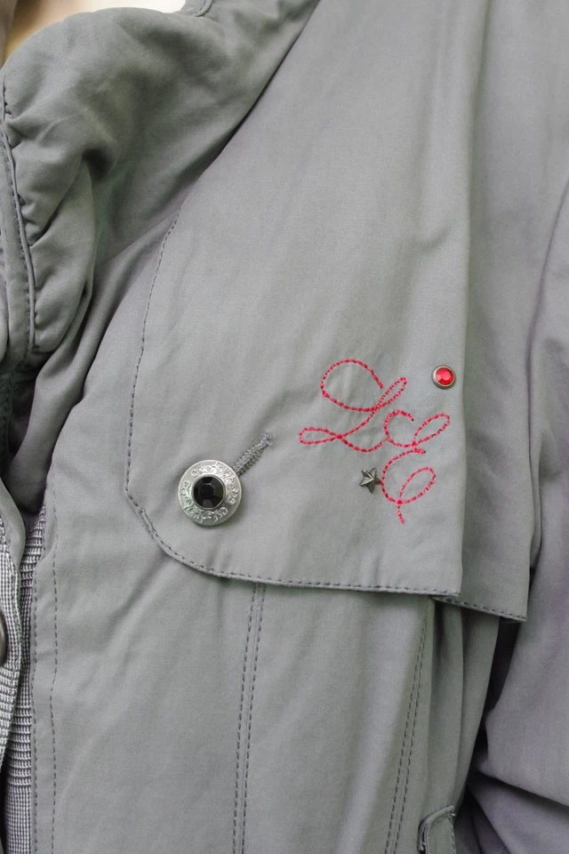 Manteau chaud LOLA ESPELETA femme gris Deep Grey Coating - Photo 4/4