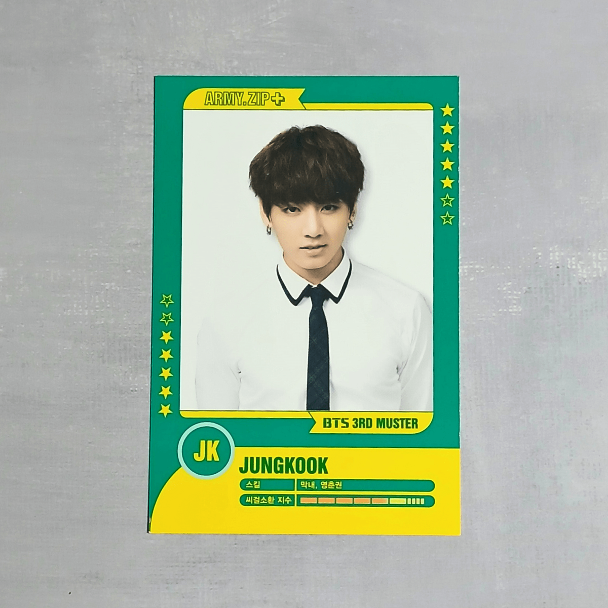 BTS 3rd Muster Seoul ARMY Zip+ Official Player Card Set