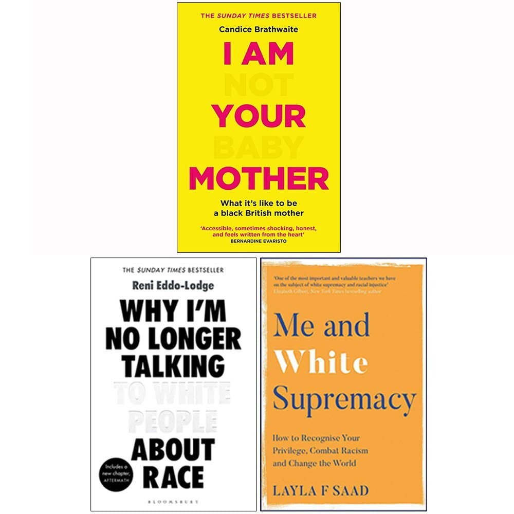 I Am Not Your Baby Mother, Why I’m No Longer,Me and White 3 Books Collection Set