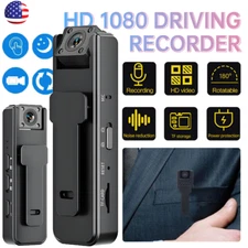 HD Mini Police Body Camera 1080P Video Audio Recorder Pocket Night Vision Cam