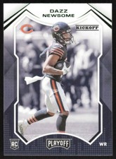 2021 Panini Playoff Kickoff Dazz Newsome RC #296 Chicago Bears