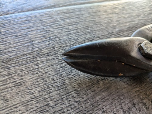 Vintage Wiss M2 Tin Snips Sheet Metal Cutters Shears Made in USA - Picture 6 of 9