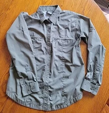 Outdoor Camping Vented Button Up 10000 Ft Above Sea Level XL Long Sleeve SEE 