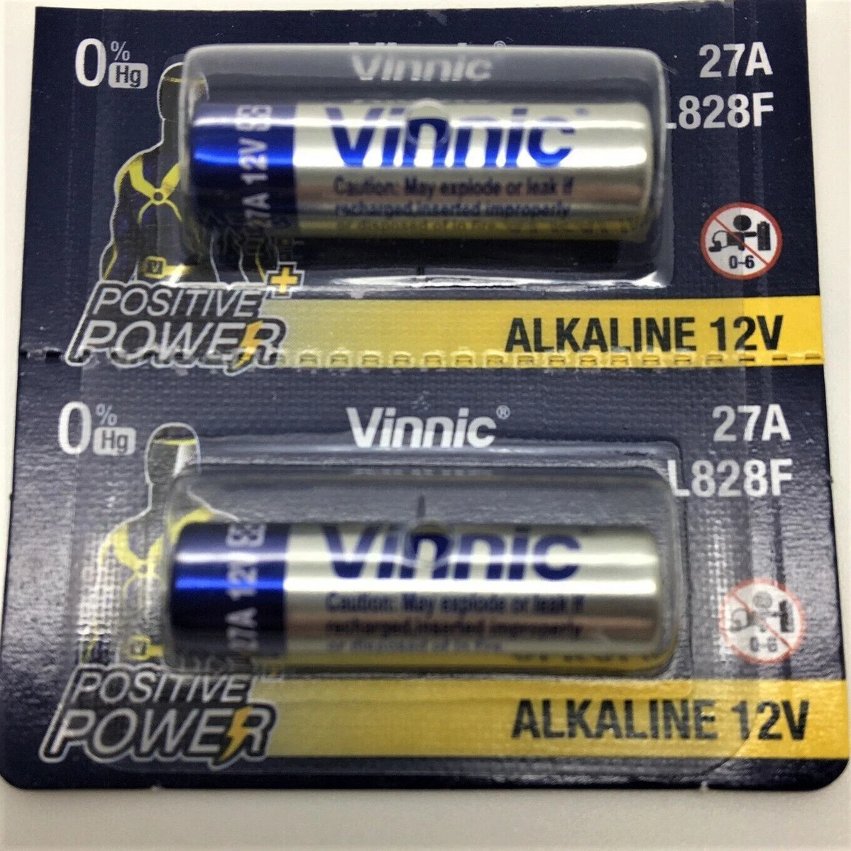 VINNIC L1028F 23A 12V ALKALINE HIGH VOLTAGE BATTERY