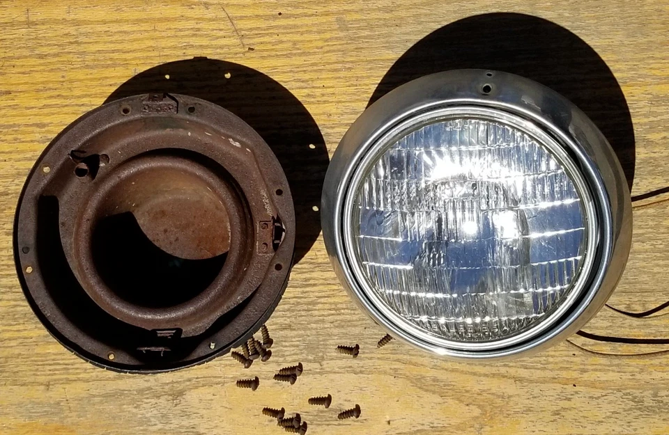 车头灯桶环装饰成型 1949 年别克 Roadmaster 1950 49 — 第 2/4 张图片