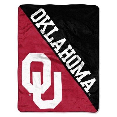 NCAA Oklahoma Sooners Super Plush Throw Blanket 46