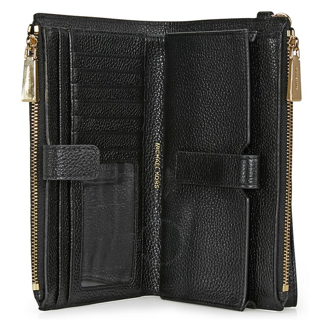 michael kors adele double zip wristlet