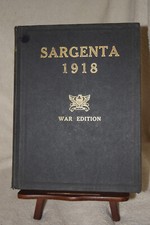 1918 "Sargenta" - Sargent School Yearbook Cambridge, Massachusetts Andover WWI