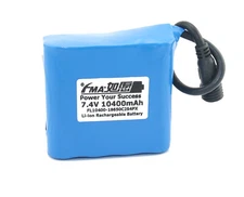 Protected 7.4V 77WH Li-ion Rechargeable Battery for Magic-shine Bike LED Light