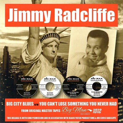 Jimmy Radcliffe - Big City Blues - UNVERÖFFENTLICHT Northern Soul - BRANDNEU 45 HEAR