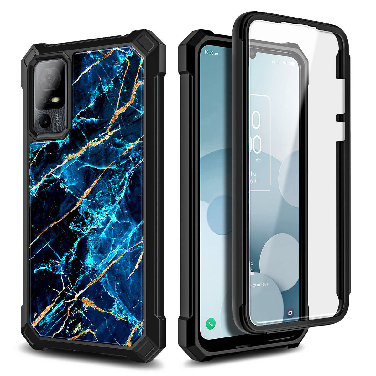 For TCL 40 XE 5G / 40 X 5G Case Full Body Built-In Screen For TCL 40 XE 5G / 40 X 5G Case Full Body Built-In Screen