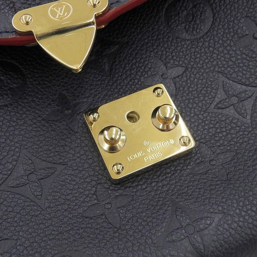 Louis Vuitton Monogram Empreinte Pochette Metis MM Marine Rouge Bag LV M44071 SA - Picture 13 of 24