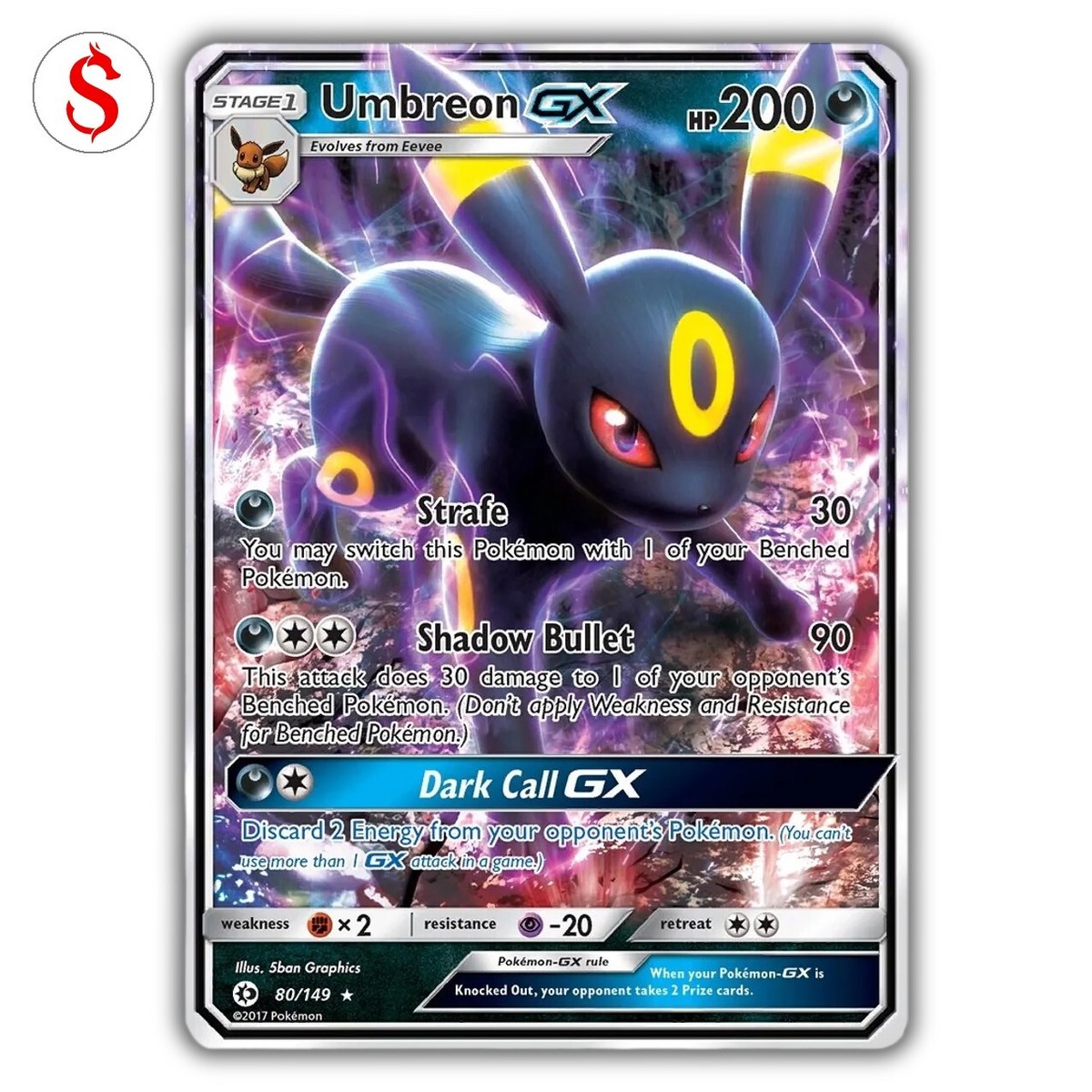 Umbreon-GX (80/149), Busca de Cards