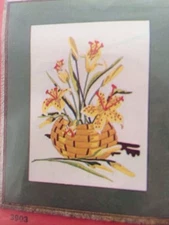 Vintage Artcraft Concepts "Tiger Lilies" Embroidery Kit