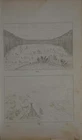 Antique 1840's Native American Engraving Art Seminole Encampment History