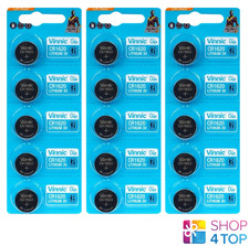 15 Vinnic Cr1620 Lithium Cells 3V Button Cells Exp 2028 New