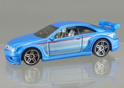 Hot Wheels Web Trading Cars 1/64 Diecast Blue AMG Mercedes CLK DTM Variant HTF