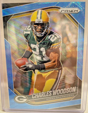 2025 Panini Prizm Charles Woodson Blue Wave Parallel #84/230 SP Packers HOF🔥📈