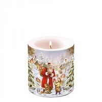 Kerze, Lampionkerze Santa Bringing Presents 9Cm By Ambiente | Weihnachten