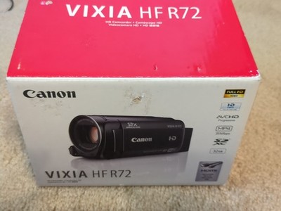 Canon Vixia HF R72 Camcorder   Full HD 32GB, 57x Zoom, Touchscreen, Works Great