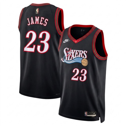 Lebron James #23 Black Adult Men's Embroidered Jersey Sizes S-2XL-New