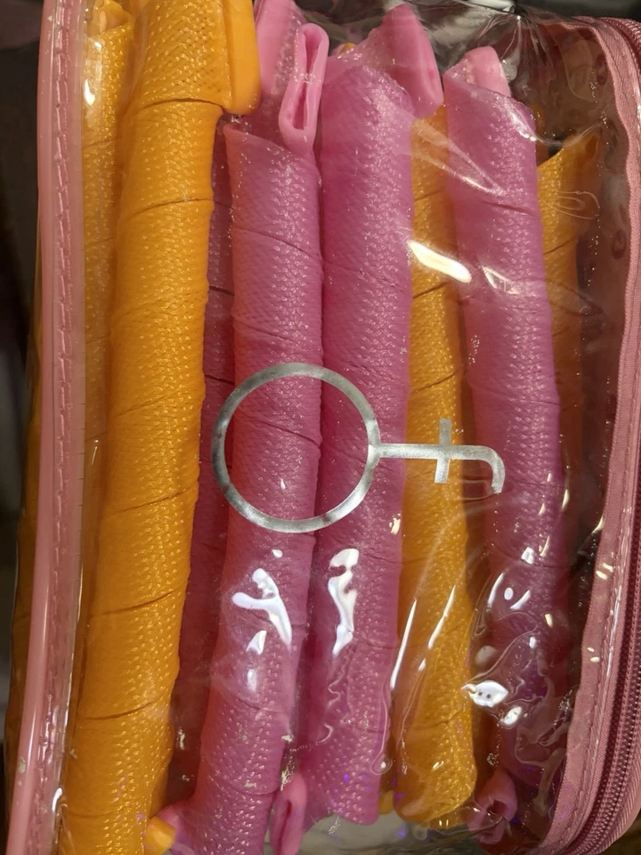 Curlformers Extra Long Wide Spiral Curls Hair Styling Kit 40 Curlers 2 Hooks - Image 2 of 4