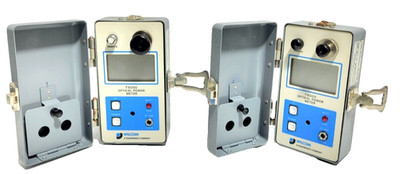 LOT OF 2 - WILSON F6000 OPTICAL POWER METER BLUE USED WORKING