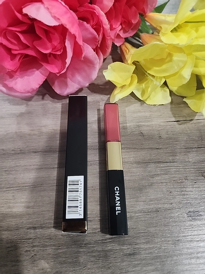CHANEL LE ROUGE DUO COLOR #174 ROSA SIN FIN ULTRA TENUE LÁPIZ DE LABIOS LÍQUIDO Foto 4 de 4