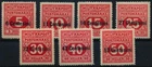Field Post Italy Postage 1918 1-7 Compl. Set, unused * KW: 25,-€