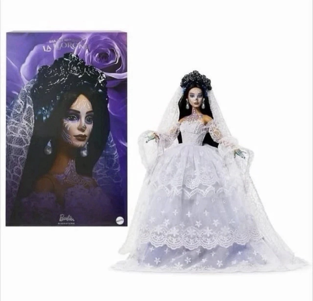2025 Barbie Dia De Muertos Designer Doll La Llorona Mattel IN HAND