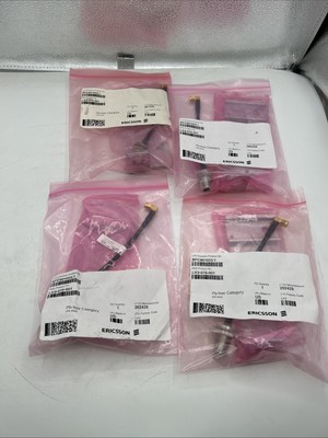 Lot of 4 Ericsson BFC901055/1 Coax Cable Bracket Kit See Pics 30 Day Warranty