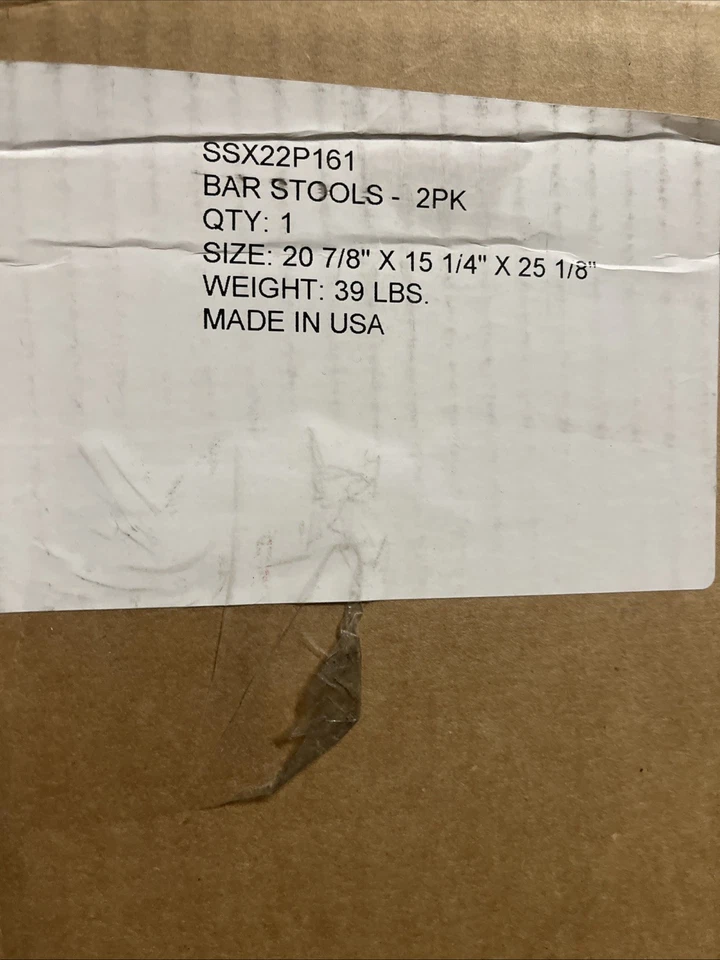 Taburetes de bar a presión - Juego de 2 - SSX22P161 - Altura del mostrador Foto 2 de 2