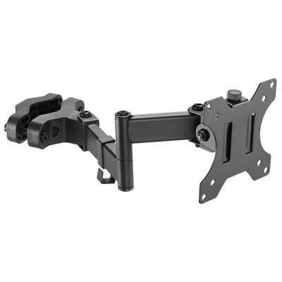 Pole Mount Monitor Arm Easy Clamp-on VESA Mount for 17''-32'' Screens Supports ...