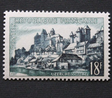 Timbre - FRANCE - Uzerché - CORREZE - Neuf** - YT 1040 - 1955
