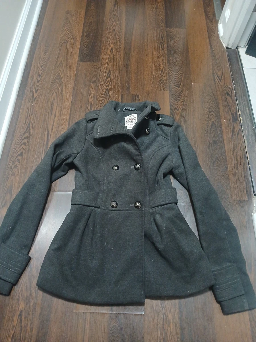 HYDRAULIC Pea Coat Gray Coats, Jackets & Vests for Women for sale