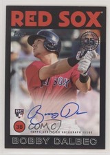 2021 Topps 1986 Baseball Black 106/199 Bobby Dalbec #86A-BD Auto 01mu