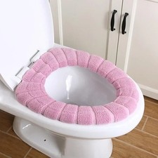Toilet Seat Cover Warm Soft Acrylic Washable Mat Home Decor Closestool Mat Seat