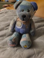 1999 THE AUTHENTIC COLLECTABLE QUARTER BEAR NEW HAMPSHIRE 1788 9 TAGGED