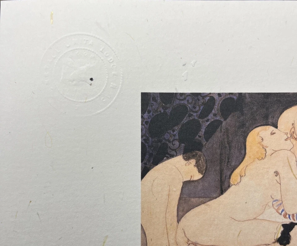 Erotic Kunstdruck des Expressionisten Willy Jaeckel „Die Orgie“ 1924 (Gang bang) - Bild 2 von 2