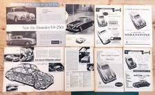 DAIMLER V8-250  -  7  RARE VINTAGE ADVERTS  -  ORIGINAL