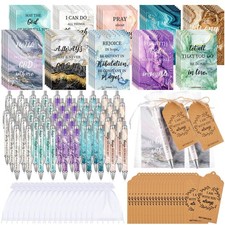 Qeeenar 200 Pcs Christian Gifts Bulk Sets Bible Verse Religious Ballpoint Pen...