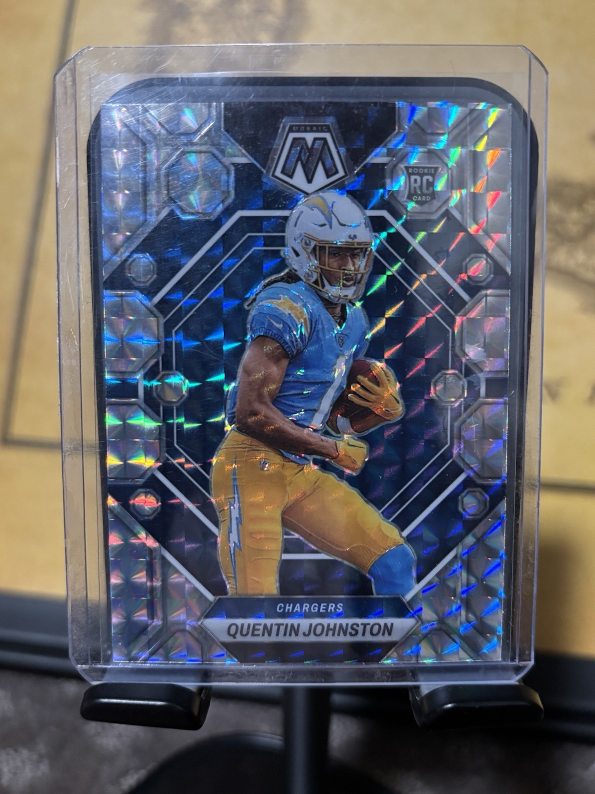 Panini 2023 Mosaic Rookies Quentin Johnston #356 Silver Prizm Chargers NFL