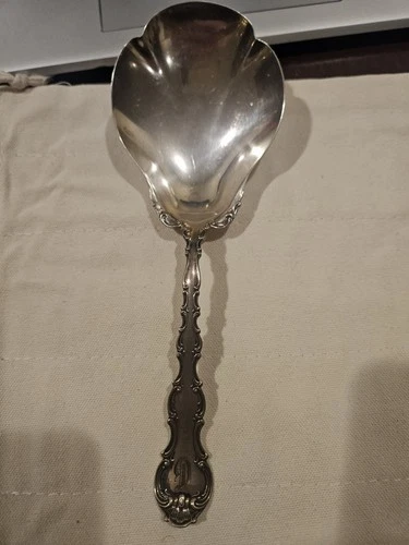 Gorham Strasbourg Sterling 63 gram Serving Spoon 1897 8" casserole large server